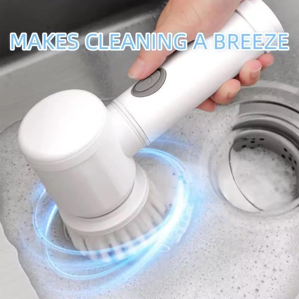 Royal Scrub™ 5-in-1 German Spin Scrubber - Magic for Kitchen, Bathroom & Car Cleaning