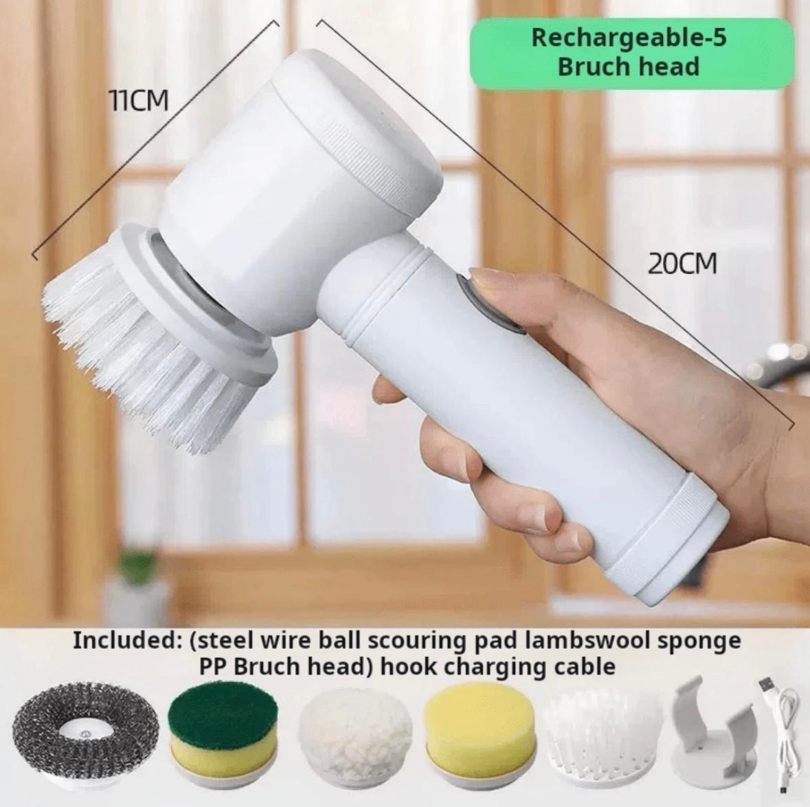 Royal Scrub™ 5-in-1 German Spin Scrubber - Magic for Kitchen, Bathroom & Car Cleaning